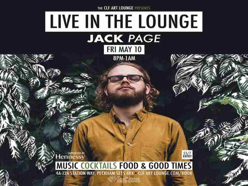 Jack Page Live In The Lounge in London on 10 May