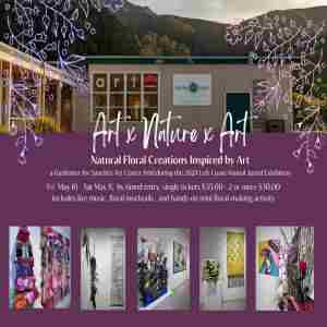 Art x Nature x Art, spring fundraiser for and at Sanchez Art Center in Pacifica on 10 May 2024