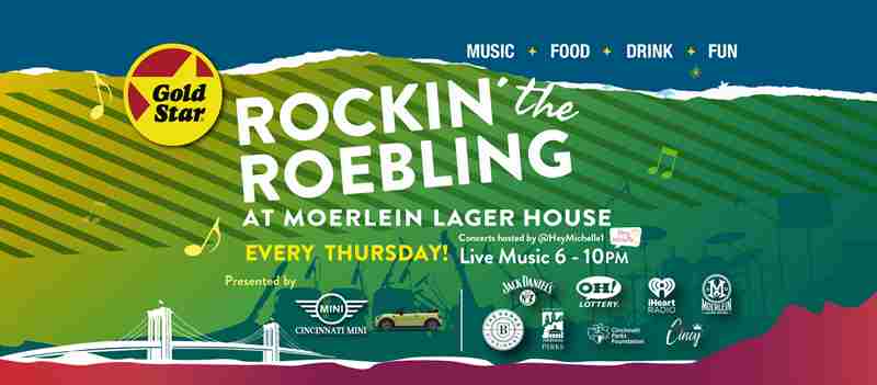 Gold Star Rockin' the Roebling at Moerlein Lager House - Schmidlapp Event Lawn Adjacent to The Banks in Cincinnati on 16 May 2024