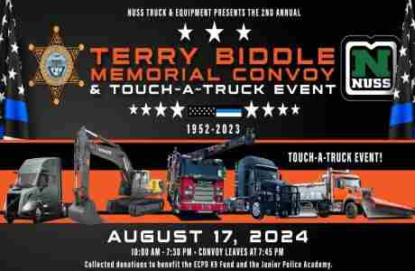 Second Annual Terry Biddle Memorial Convoy and Nuss Touch-A-Truck Fundraiser Event in Eau Claire on 17 August 2024