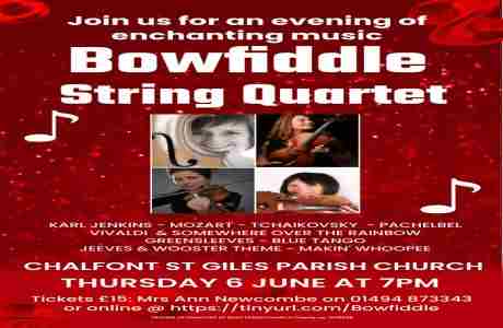 Bowfiddle String Quartet in Chalfont Saint Giles on 6 Jun