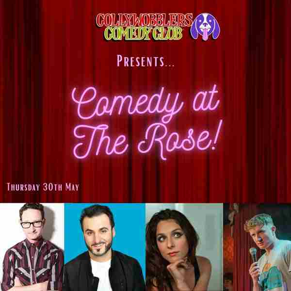 Comedy @ The Rose Pub Fulham : Patrick Monahan, James Dowdeswell, Hajar J Woodland , Carwyn Blayney in London on 30 May