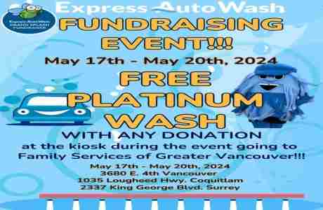 Express Auto Wash - Grand Splash Fundraiser For Family Services of Greater Vancouver in British Columbia on 17 May