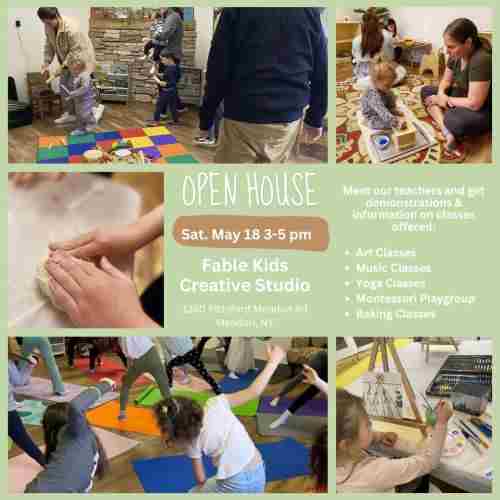 Fable Kids Creative Studio OPEN HOUSE in Mendon on 18 May