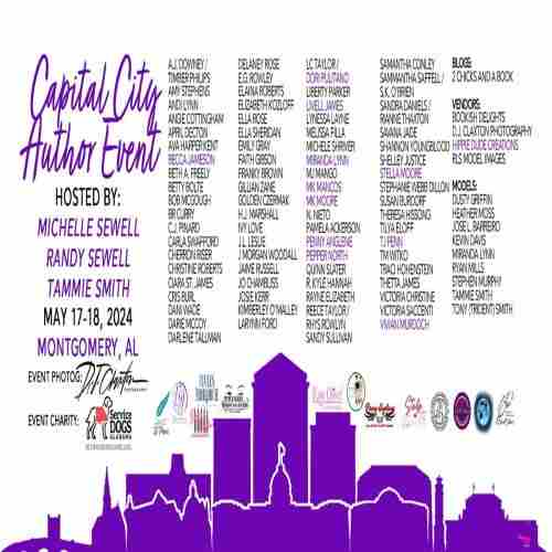 Capital City Author Event in Montgomery on 17 May