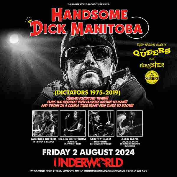 HANDSOME DICK MANITOBA at The Underworld - London in London on 2 Aug