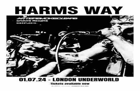 HARM'S WAY at The Underworld - London in London on 1 Jul