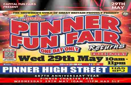 Pinner Fun Fair in England on 29 May