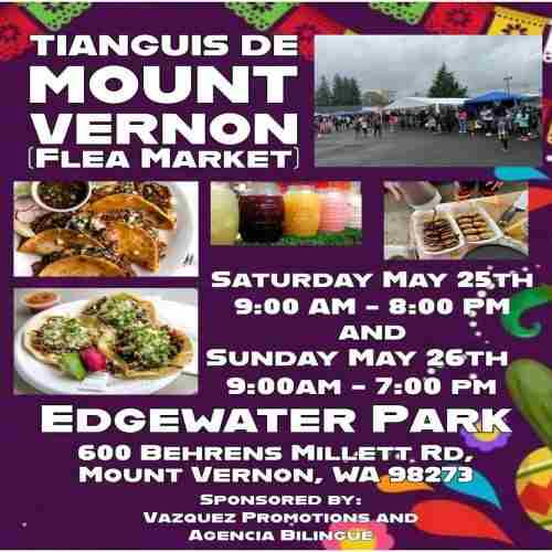 Flea Market at Edgewater Park in Mount Vernon on 25 May 2024