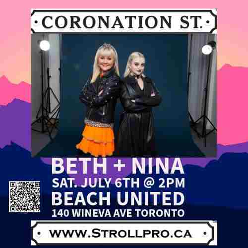 Coronation St. Beth + Nina Girl's Night Out in Toronto on 6 Jul