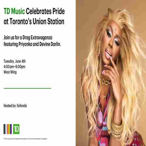 TD Music Celebrates Pride at Toronto’s Union Station! in Toronto on 4 Jun