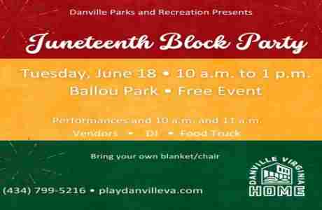 Juneteenth Block Party in Danville on 18 Jun