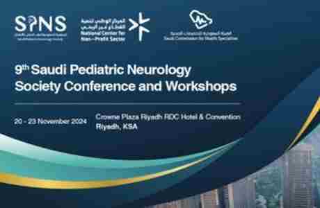 9th Saudi Pediatric Neurology Society Conference in Riyadh on 20 Nov