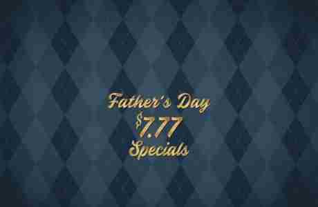 Father's Day $7.77 Specials at Lucky's in Seabrook on 16 Jun