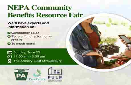 NEPA Community Benefits Resource Fair in East Stroudsburg on 23 Jun