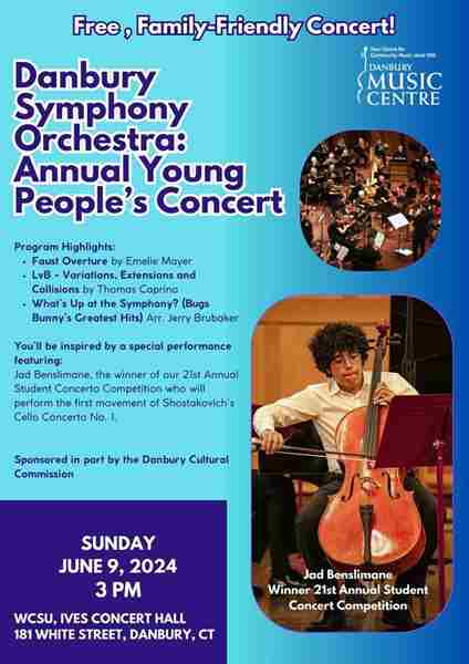 Danbury Symphony Orchestra: Annual Young People's Concert in Danbury on 9 Jun