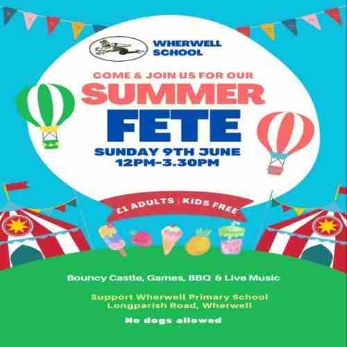 Wherwell School Summer Fete in Andover on 9 Jun