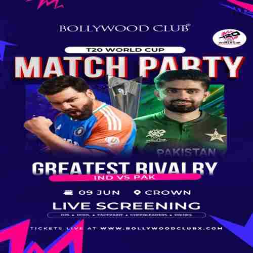 IND vs PAK - The Greatest Showdown at The PUB Crown, Melbourne in Southbank on 9 Jun