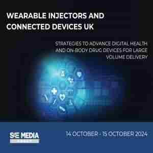 WEARABLE INJECTORS AND CONNECTED DEVICES UK in London on 14 Oct