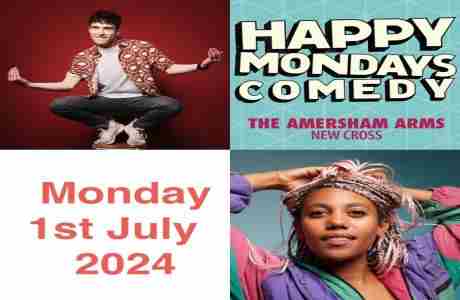 Happy Mondays Comedy at The Amersham Arms New Cross : Larry Dean , Kate Cheka Edfringe Previews in London on 1 Jul