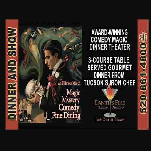 Mystery and Magic Dinner Theater's "Murder at the Magic Show II" June 2024 in Tucson on 6 Jul