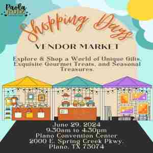 Shopping Days Vendor Market in Plano on 29 Jun