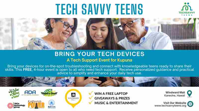 Tech Savvy Teens Expo in Kaneohe on 29 Jun