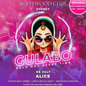 GULABO at ALICE, Sydney in The Rocks on 5 Jul