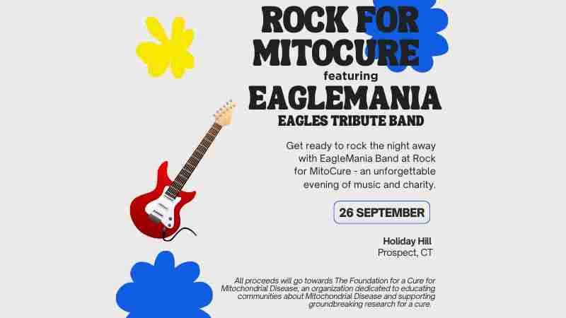 Rock for MitoCure: Annual Event | September 26, 2024 | Prospect, CT in Prospect on 26 Sep