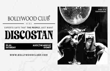 DISCOSTAN at Alice, Sydney in The Rocks on 20 Jul