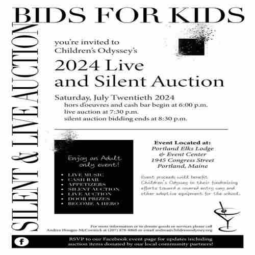 Children's Odyssey - Bids for Kids 2024 in Portland on 20 Jul