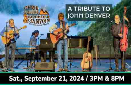 Boulder Canyon - A Tribute to John Denver in Manasquan on 21 Sep