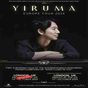 YIRUMA - Two Nights at indigo at The O2 - London in London on 14 Oct