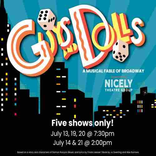 Nicely Theatre Group Presents "Guys and Dolls" in West Bloomfield Township on 13 Jul