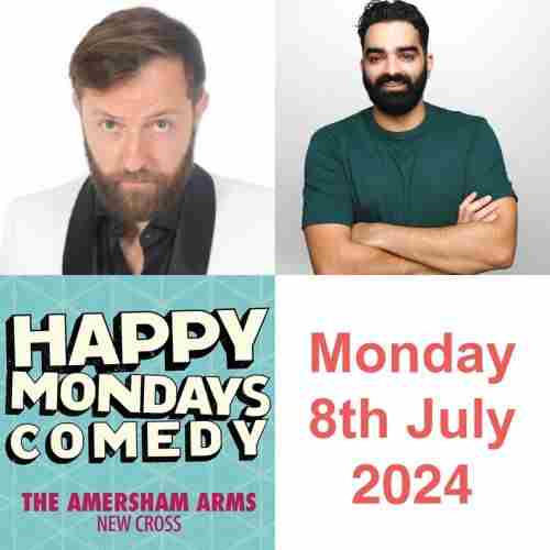 Happy Mondays Comedy at The Amersham Arms New Cross : Andrew Maxwell , Peter Rethinasamy in London on 8 Jul