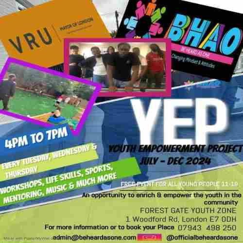 Youth Empowerment program in London on 9 Jul