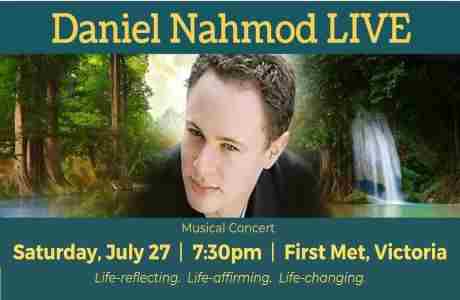 Daniel Nahmod | life-affirming, life-changing music July 27 Victoria concert in Victoria on 27 Jul