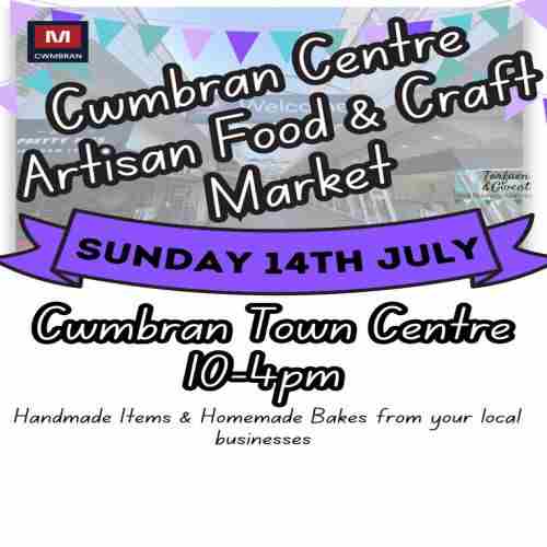 Cwmbran Centre Artisan Food and Craft Market in Cwmbran on 14 Jul