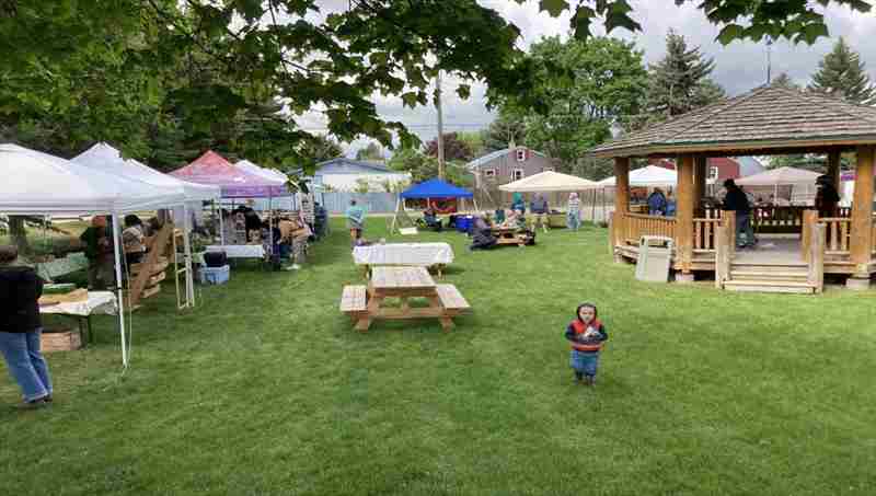 Columbia Falls Farmers Market in Montana on 14 Jul