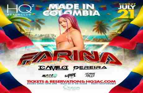 Made In Colombia @ HQ2 Beachclub in Atlantic City on 21 Jul