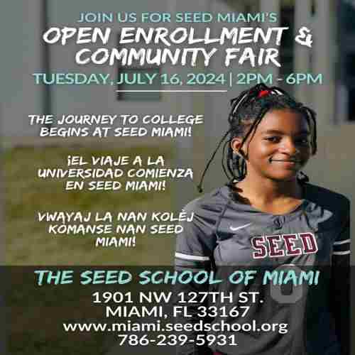 Open Enrollment and Community Resources Fair in Miami on 16 Jul