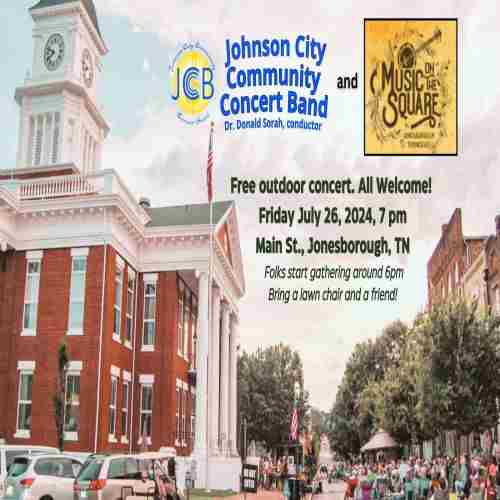 Johnson City Community Concert Band at MOTS in Tennessee on 26 Jul