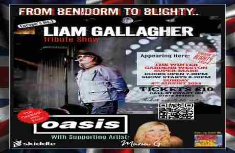 Europe's #1 Liam Gallagher Tribute Show in Weston-super-Mare on 4 Aug