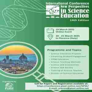 NPSE 2025 | New Perspectives in Science Education 14th Edition - International Conference in Firenze on 20 Mar