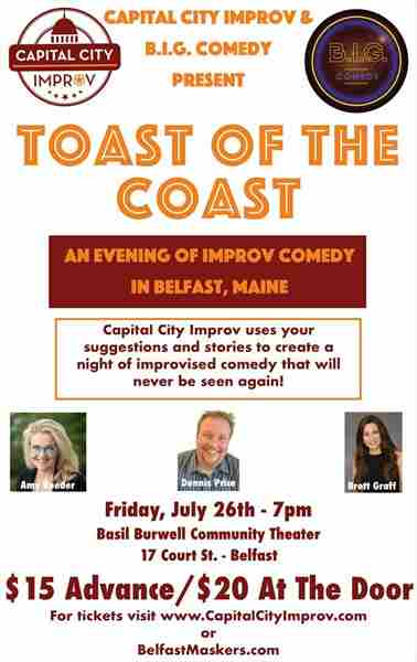 Improv Comedy Show in Belfast on 26 Jul