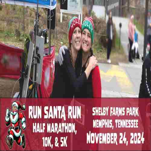 Run Santa Run Memphis - Half Marathon, 10K, and 5K Run/Walk in Memphis on 24 November 2024