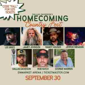 Homecoming Country Fest in Savannah on 30 Sep