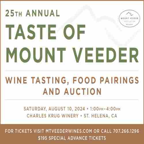 Taste of Mount Veeder in St  Helena on 10 Aug