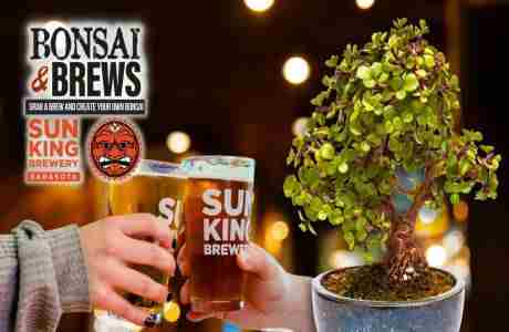 Bonsai and Brews at Sun King Brewing in Sarasota on 5 Sep