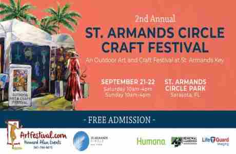 2nd Annual St. Armands Circle Craft Festival in Sarasota on 21 Sep